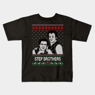 Step Brothers Ugly Christmas Kids T-Shirt